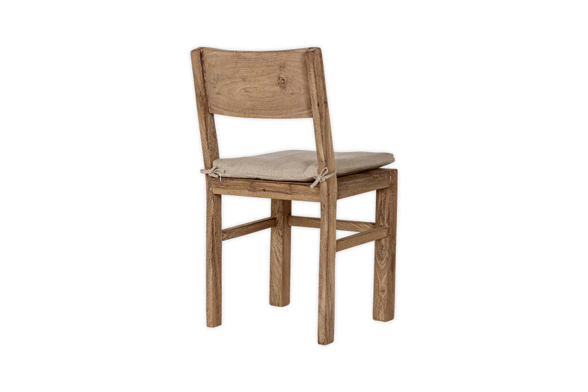 Fioni Reclaimed Wood Dining Chair - Natural - Image 11