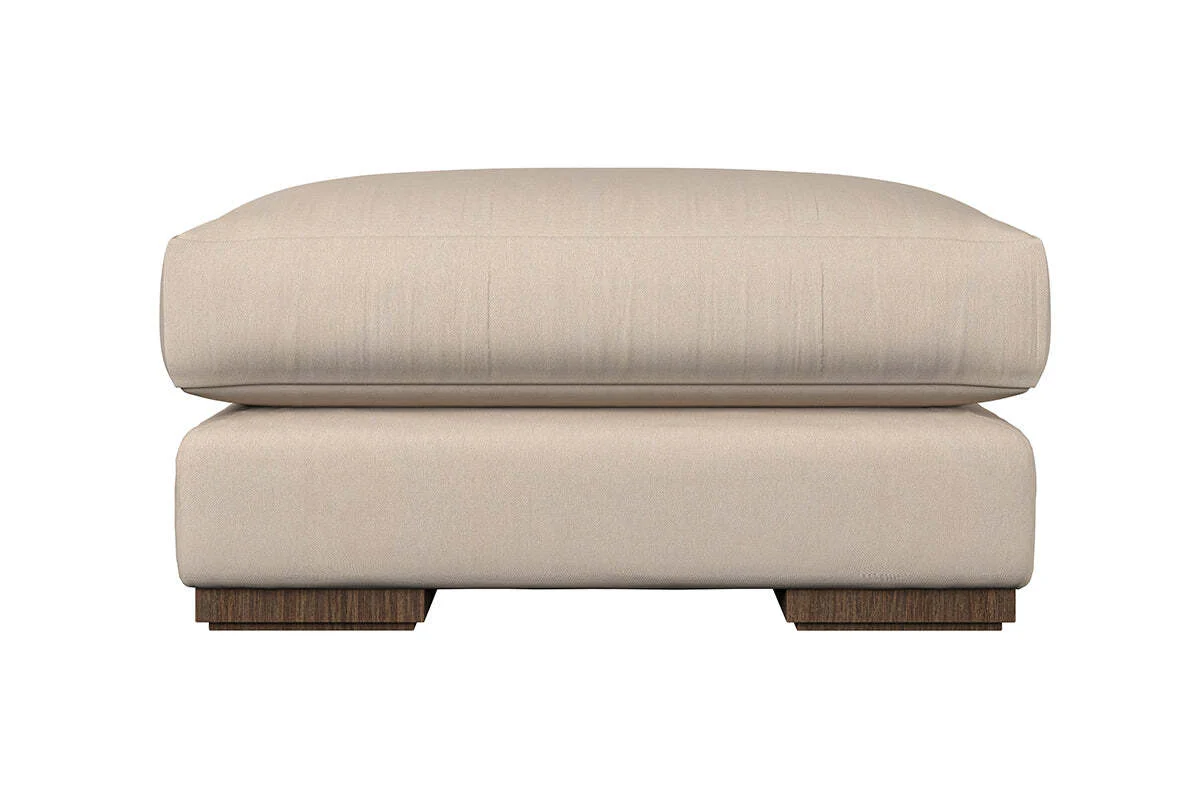 Guddu Grand Footstool - Recycled Cotton Horizon - Image 4