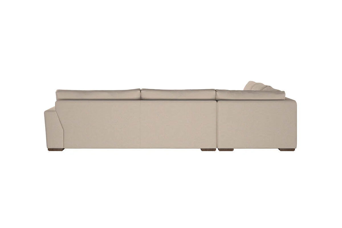 Guddu Grand Left Hand Corner Sofa - Recycled Cotton Seaspray - Image 5