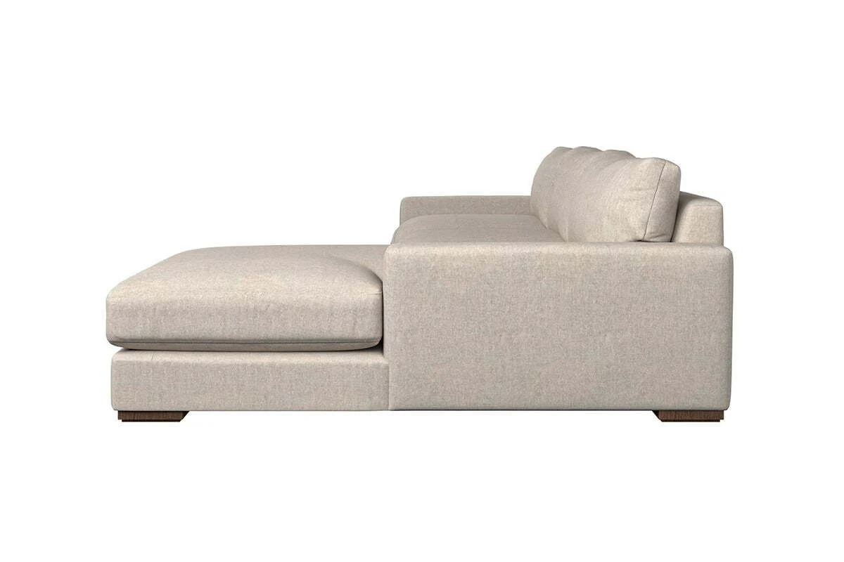 Guddu Grand Right Hand Chaise Sofa - Brera Linen Granite - Image 4