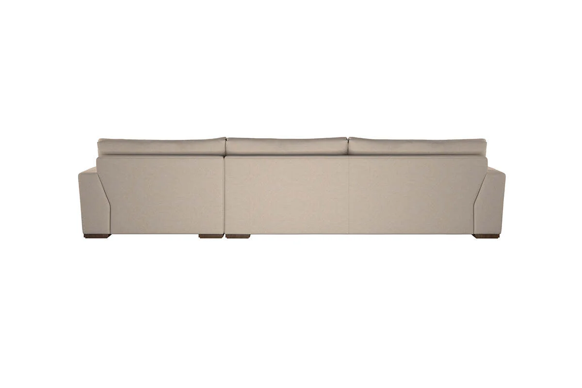 Guddu Grand Right Hand Chaise Sofa - Recycled Cotton Fatigue - Image 5