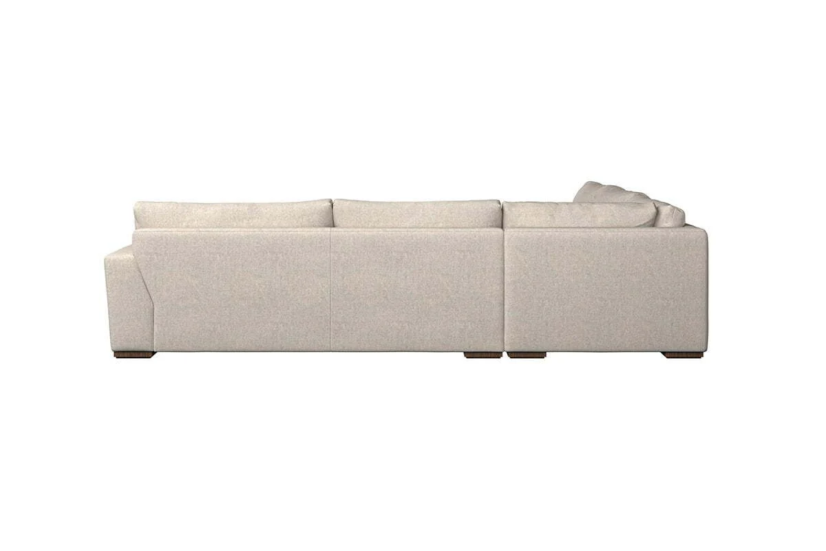 Guddu Grand Right Hand Corner Sofa - Brera Linen Espresso - Image 4
