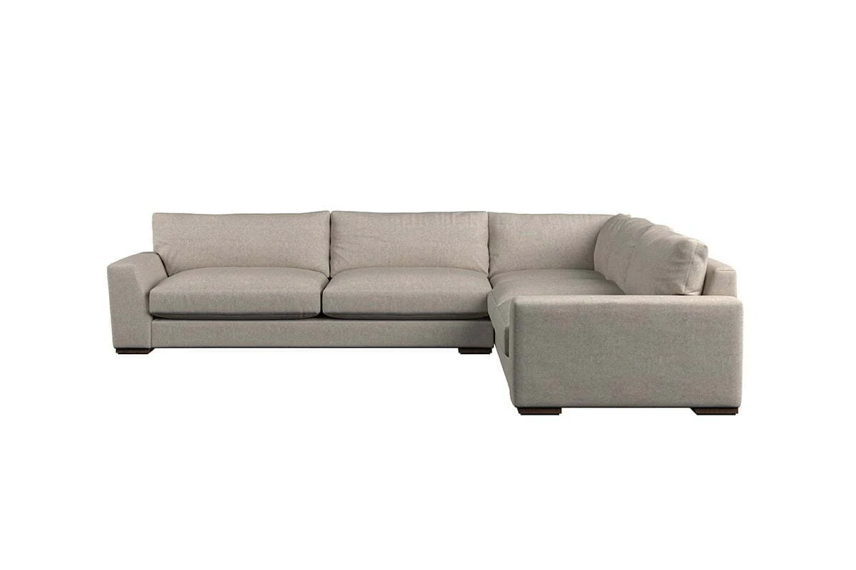 Guddu Grand Right Hand Corner Sofa - Brera Linen Indigo - Image 3
