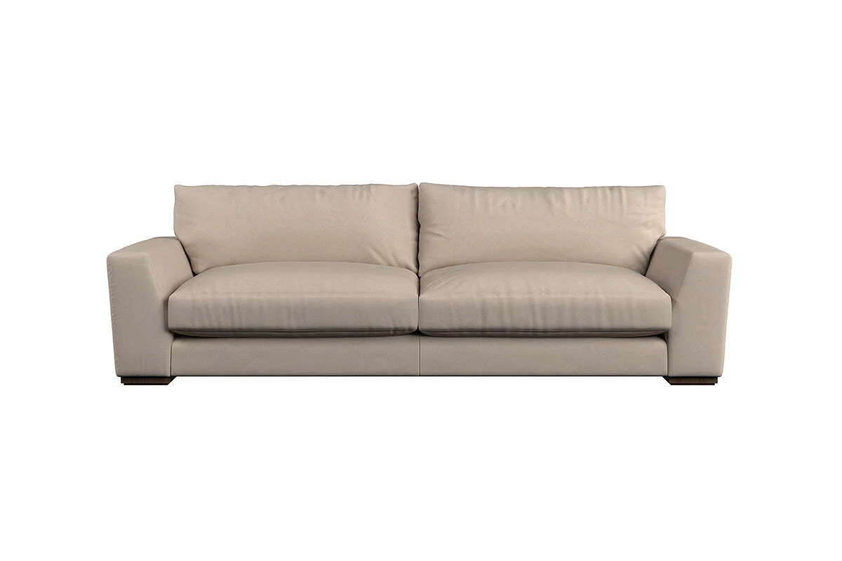 Guddu Grand Sofa - Recycled Cotton Stone - Image 3