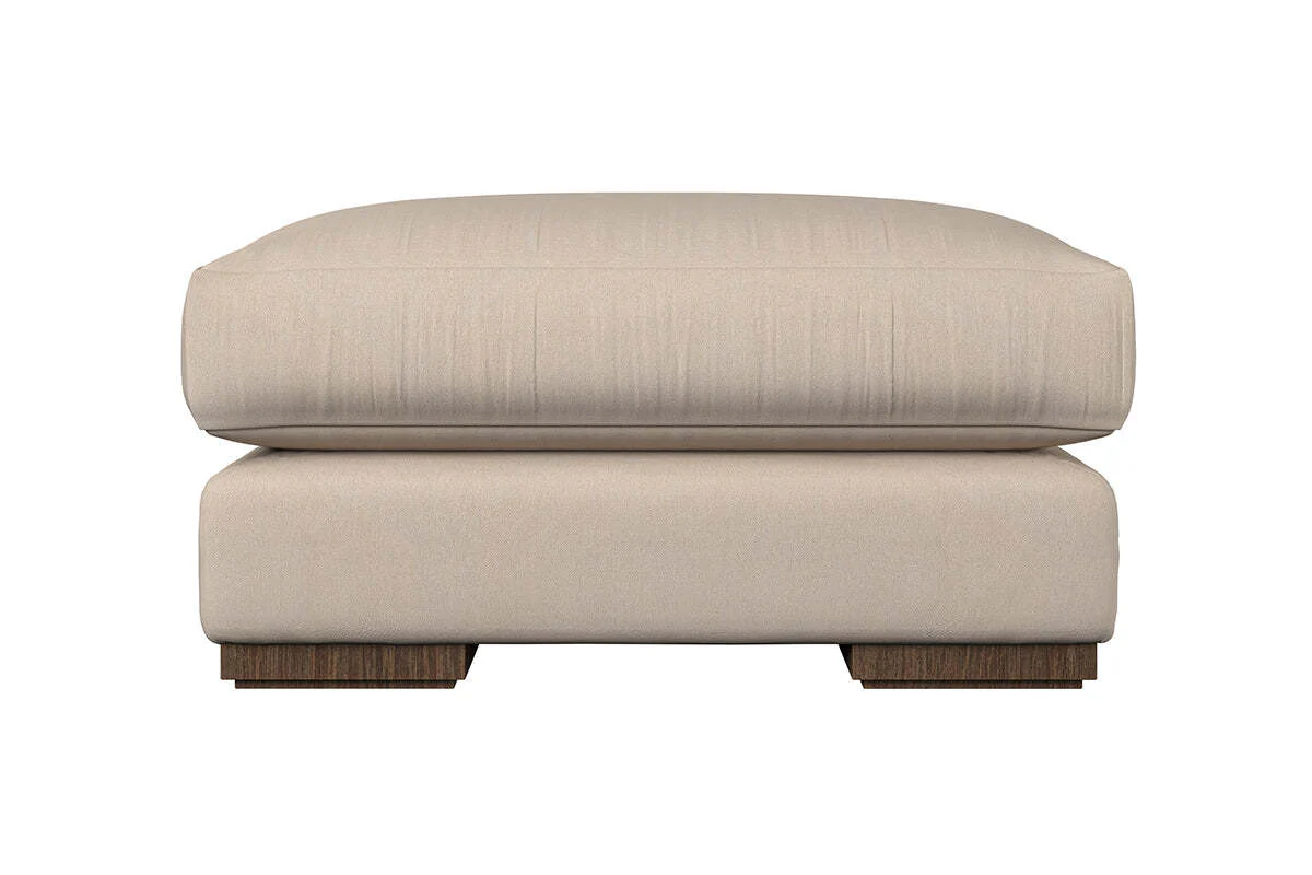 Guddu Large Footstool - Recycled Cotton Thunder - Image 4