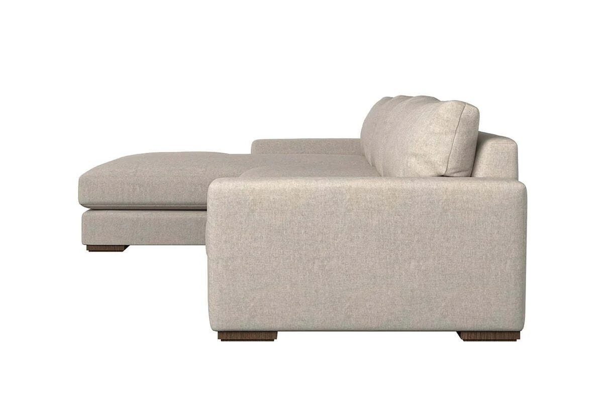 Guddu Large Left Hand Chaise Sofa - Brera Linen Sage - Image 4