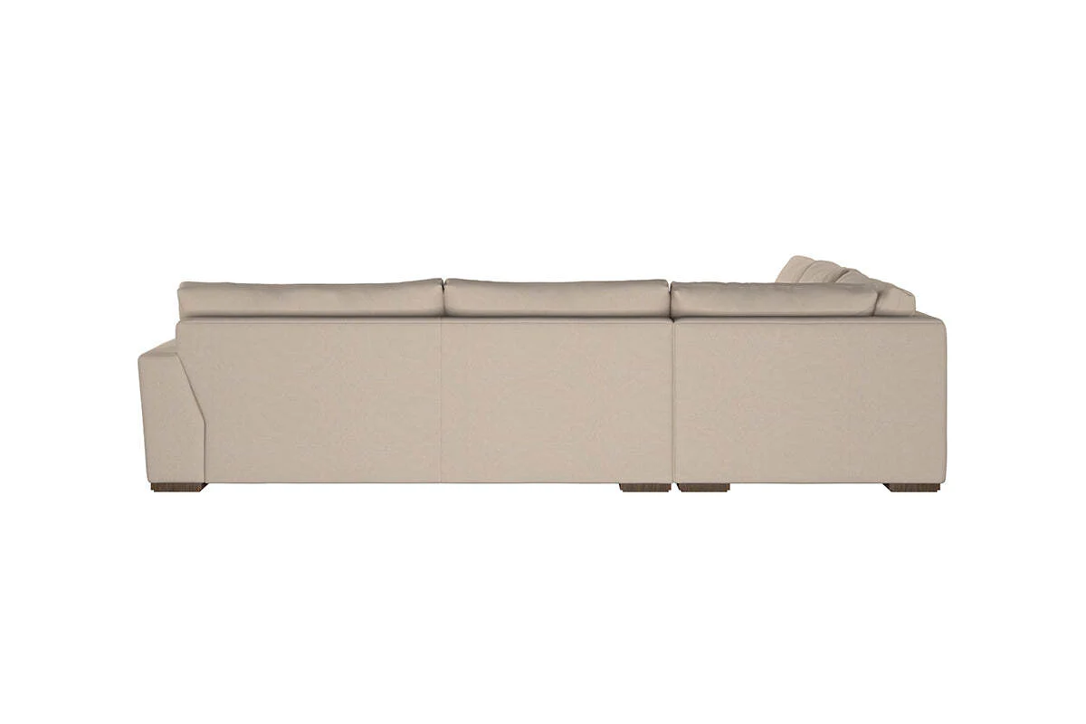 Guddu Large Left Hand Corner Sofa - Recycled Cotton Natural - Image 5