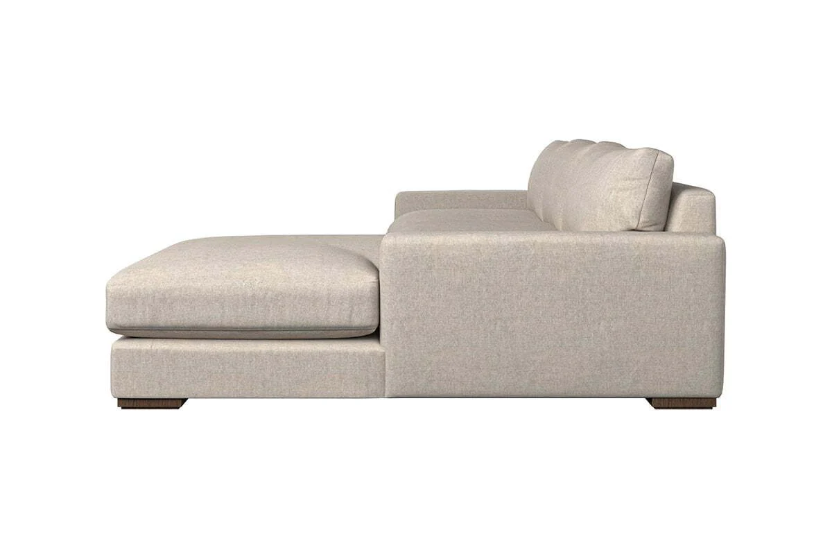 Guddu Large Right Hand Chaise Sofa - Brera Linen Indigo - Image 4