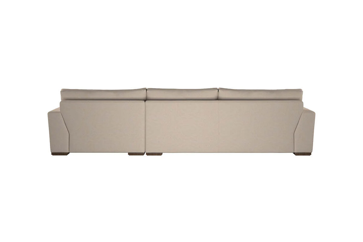 Guddu Large Right Hand Chaise Sofa - Recycled Cotton Airforce - Image 5