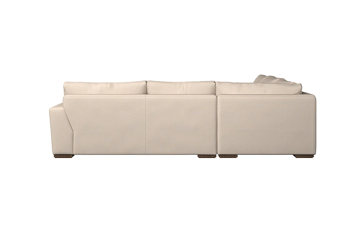 Guddu Large Right Hand Corner Sofa - Recycled Cotton Natural - Image 4