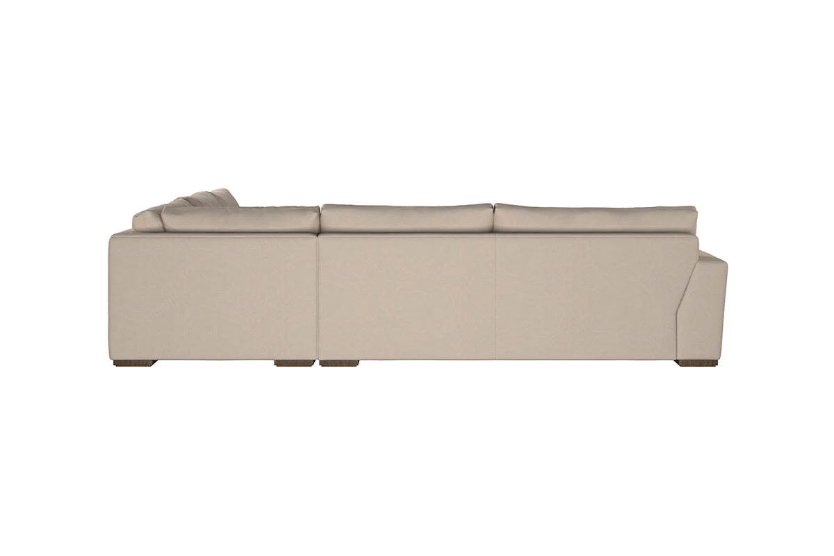 Guddu Large Right Hand Corner Sofa - Recycled Cotton Seaspray - Image 5