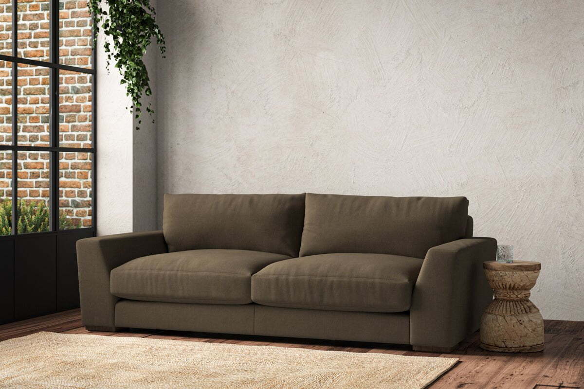 Guddu Large Sofa - Brera Linen Chestnut - Image 2