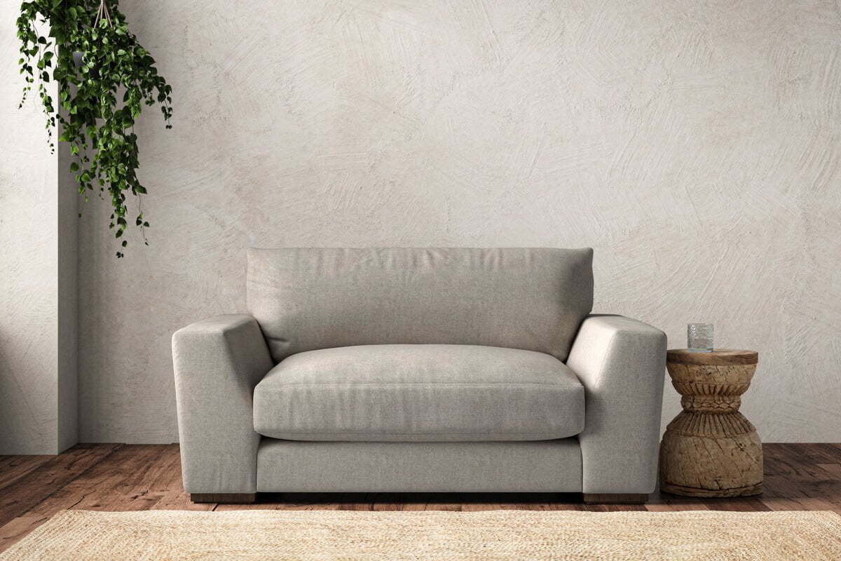 Guddu Love Seat - Brera Linen Natural - Image 2