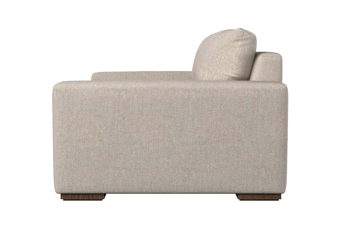 Guddu Love Seat - Brera Linen Pebble - Image 4
