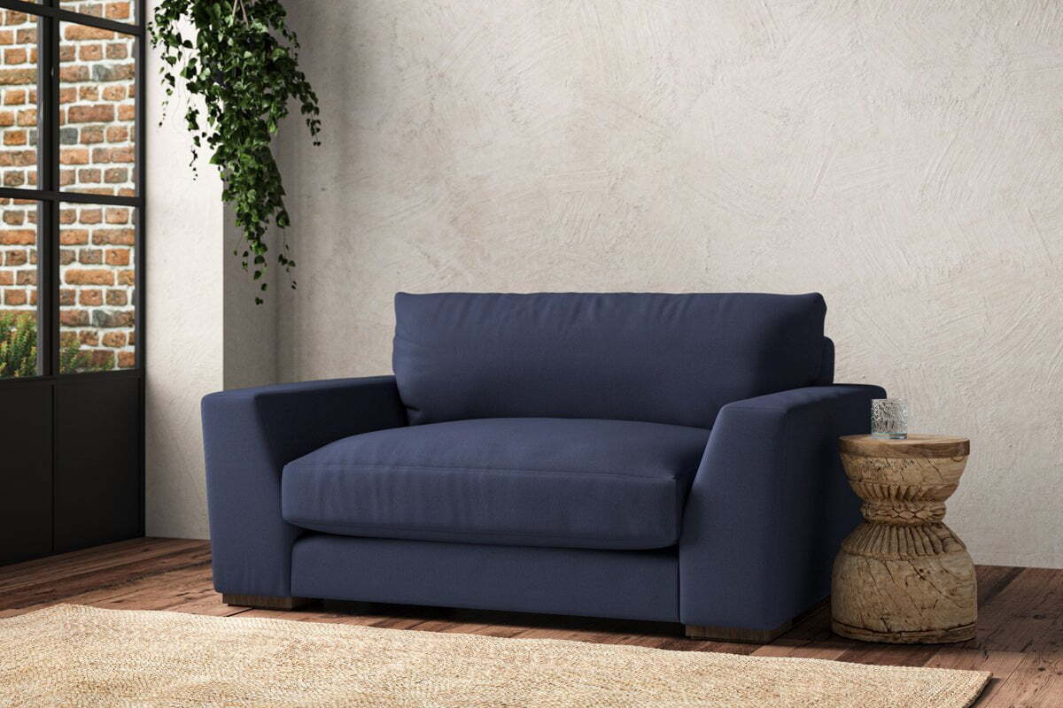 Guddu Love Seat - Recycled Cotton Navy - Image 2