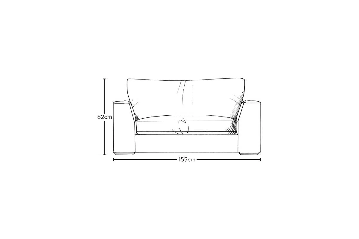 Guddu Love Seat - Recycled Cotton Seaspray - Image 6