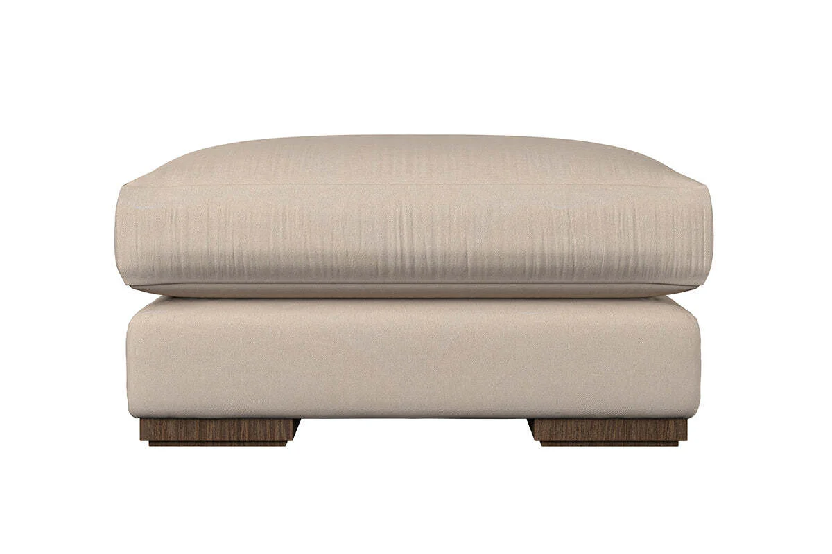 Guddu Medium Footstool - Recycled Cotton Fatigue - Image 4
