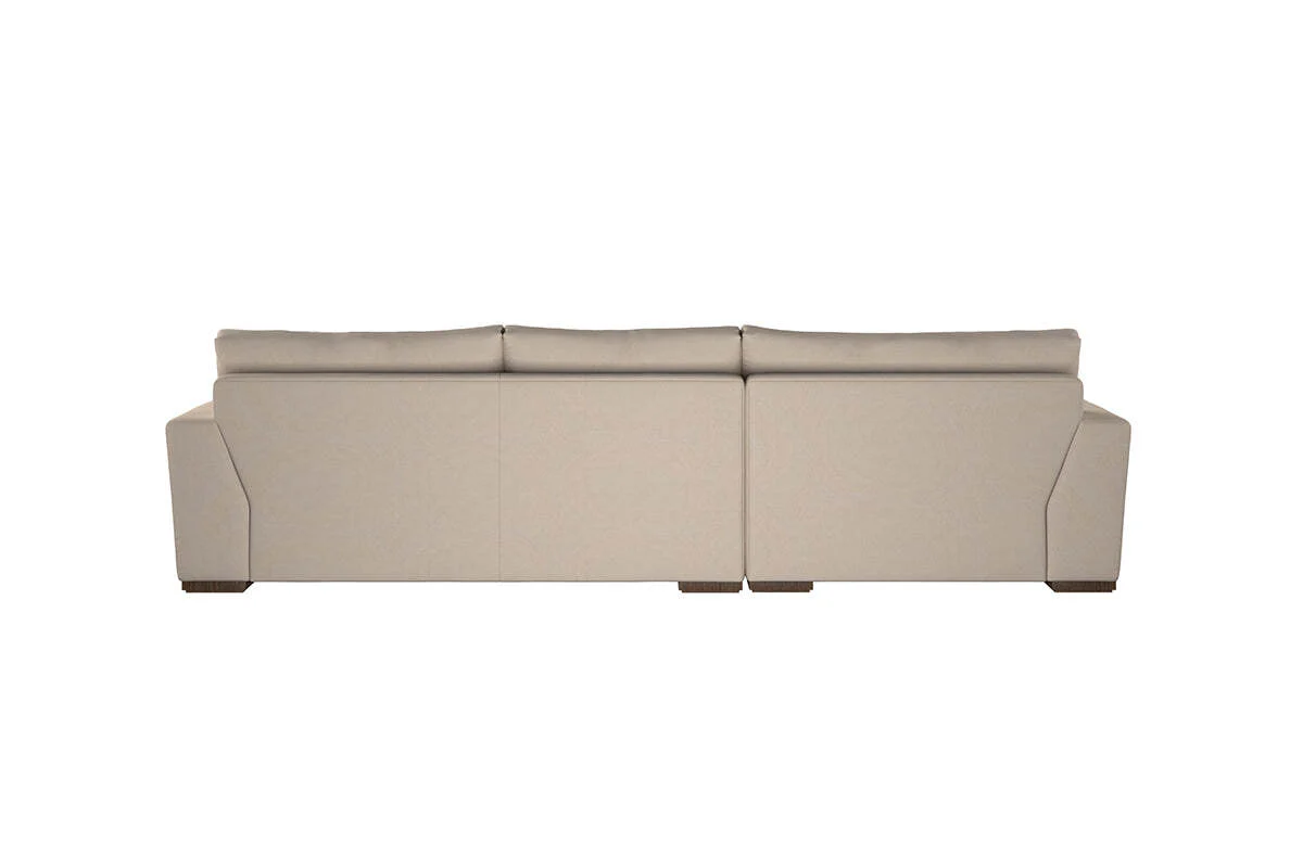 Guddu Medium Left Hand Chaise Sofa - Recycled Cotton Horizon - Image 5