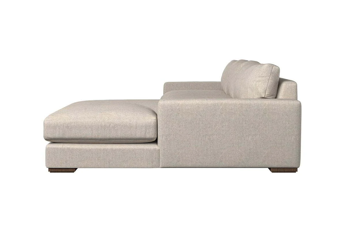 Guddu Medium Right Hand Chaise Sofa - Brera Linen Charcoal - Image 4