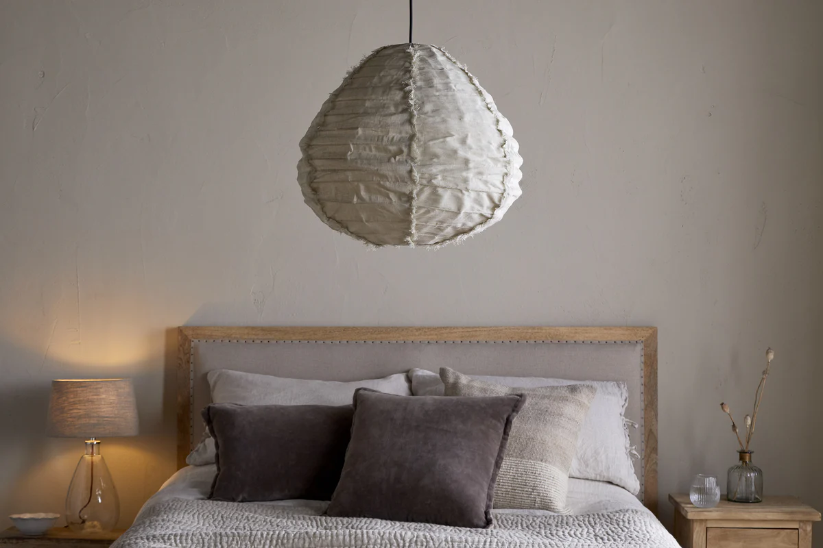 Hirana Linen Lampshade - Natural - Small - Image 2