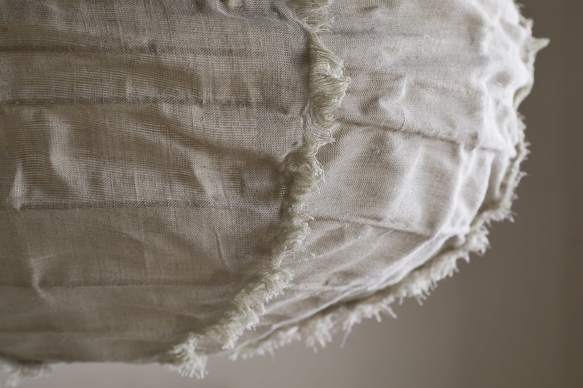 Hirana Linen Lampshade - Natural - Small - Image 6