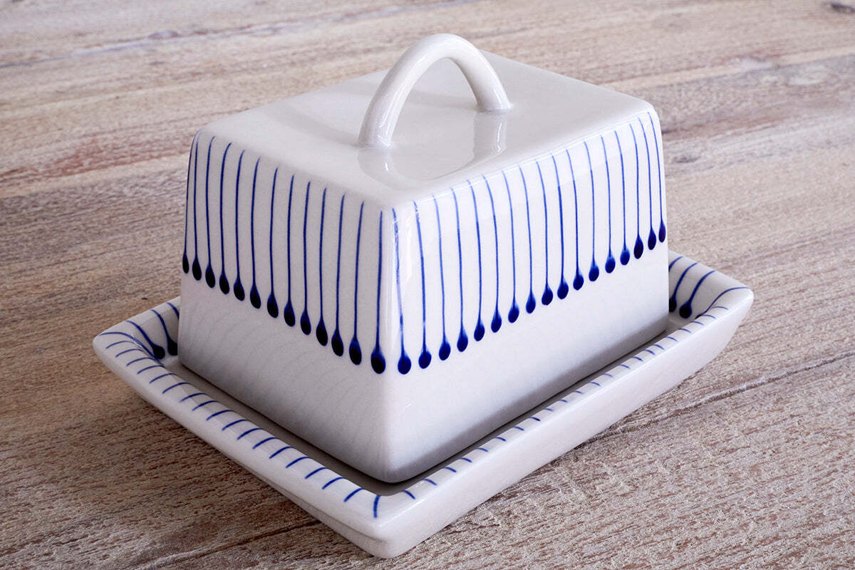 Iba Butter Dish - Indigo - Image 2