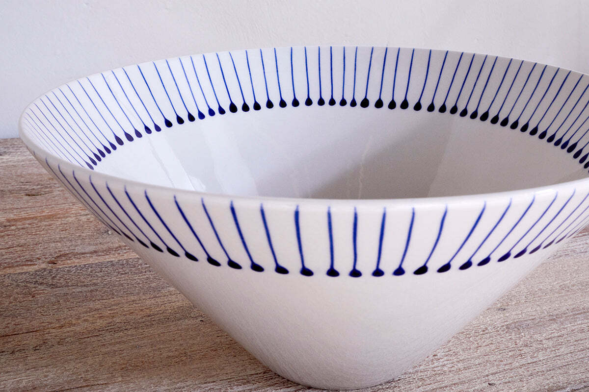 Iba Serving Bowl - Indigo - Image 3