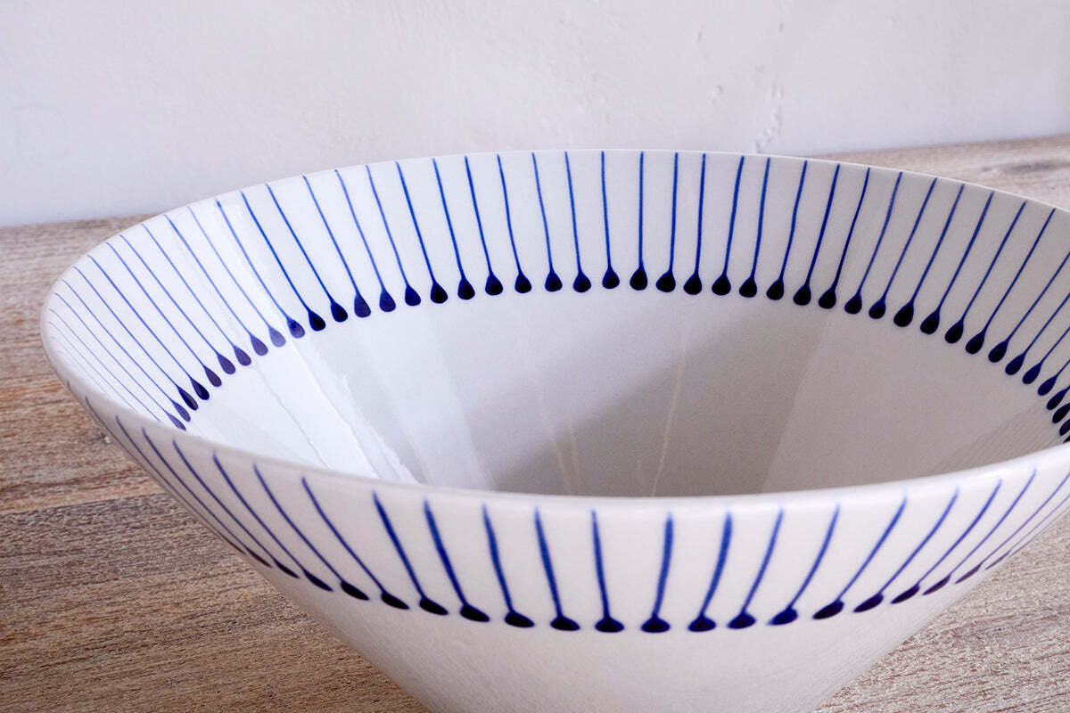 Iba Serving Bowl - Indigo - Image 4