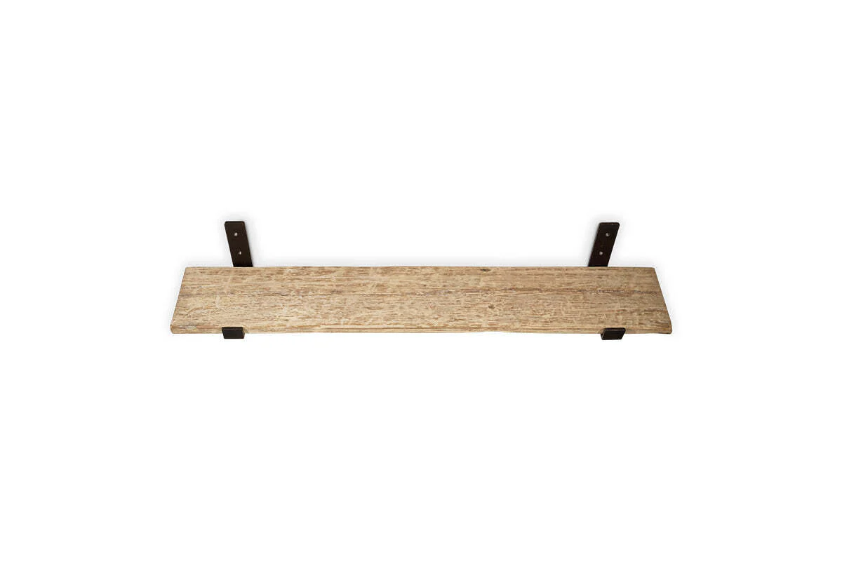 Ibo Reclaimed Wood & Iron Shelf - Natural - Image 10