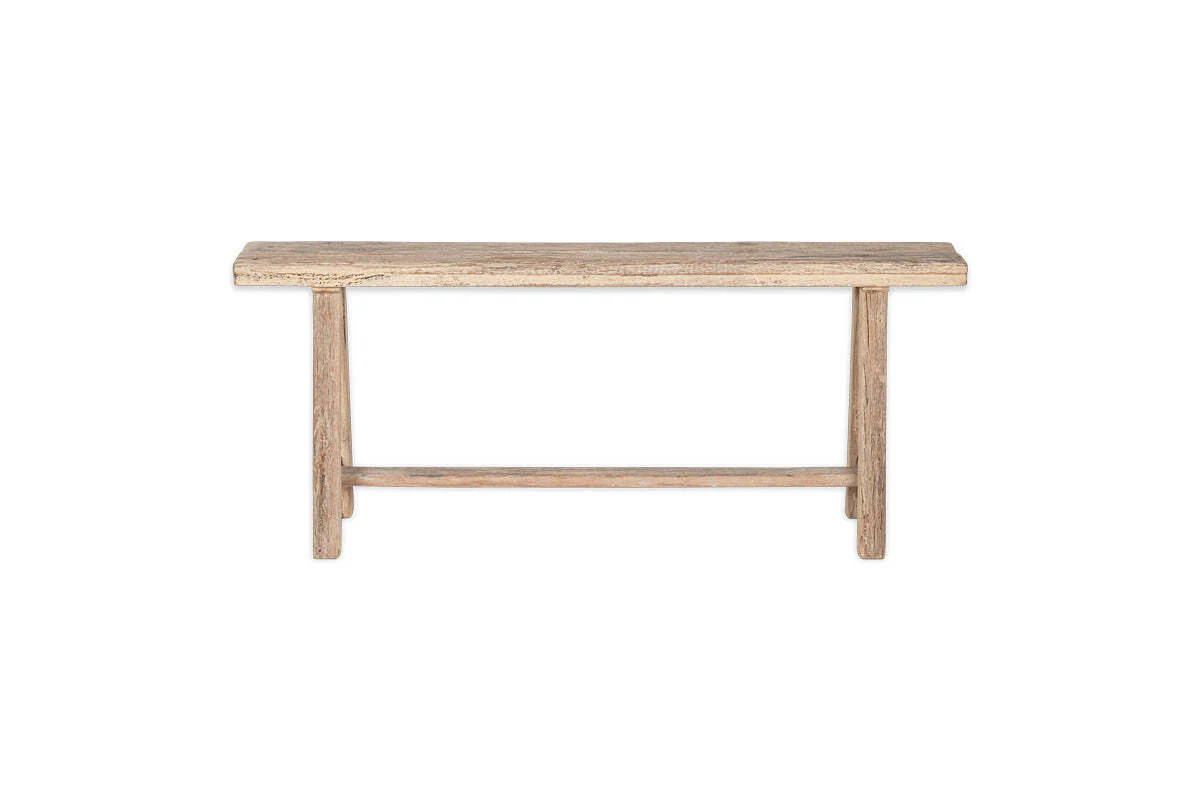 Ibo Reclaimed Wood Long Bench - Natural - Image 5