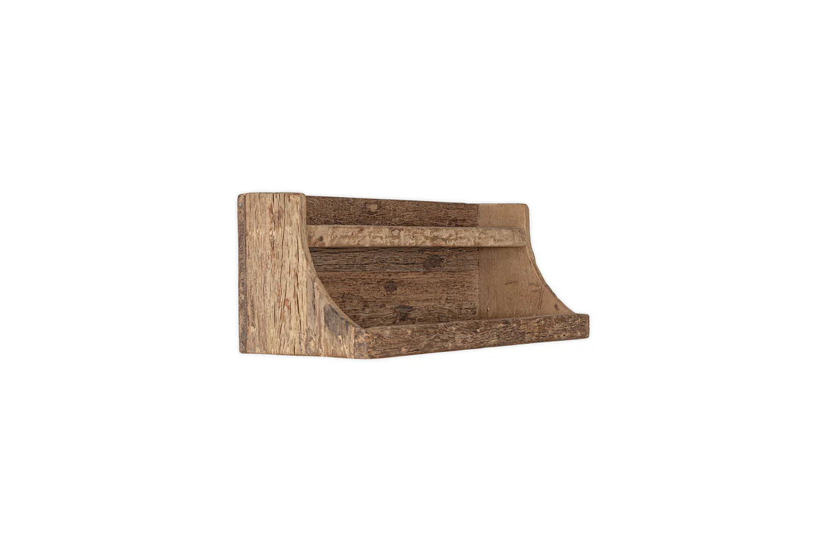 Ibo Reclaimed Wood Storage Shelf - Natural - Image 10