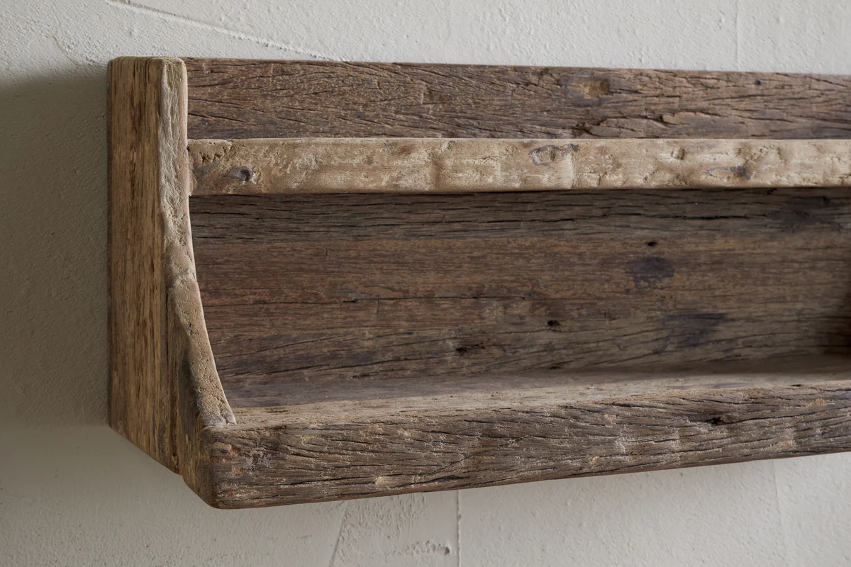 Ibo Reclaimed Wood Storage Shelf - Natural - Image 8