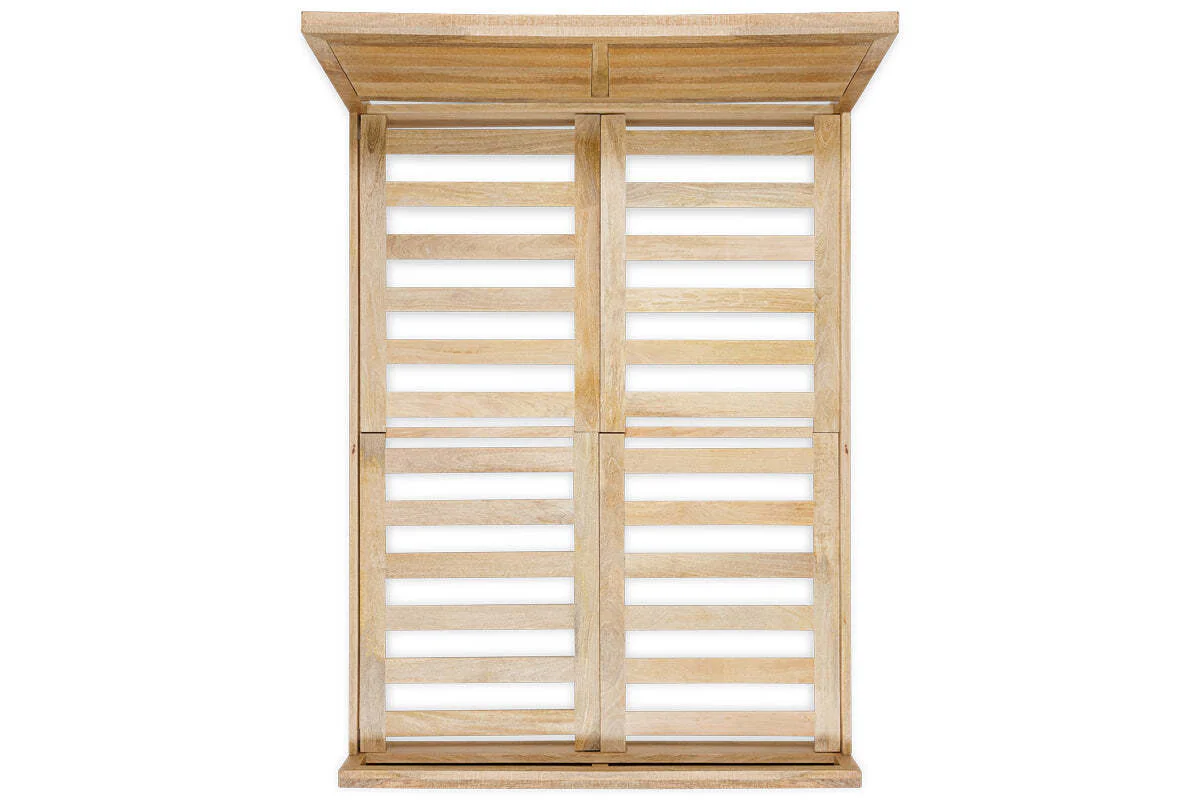 Indali Mango Wood Bed - Natural - Image 12