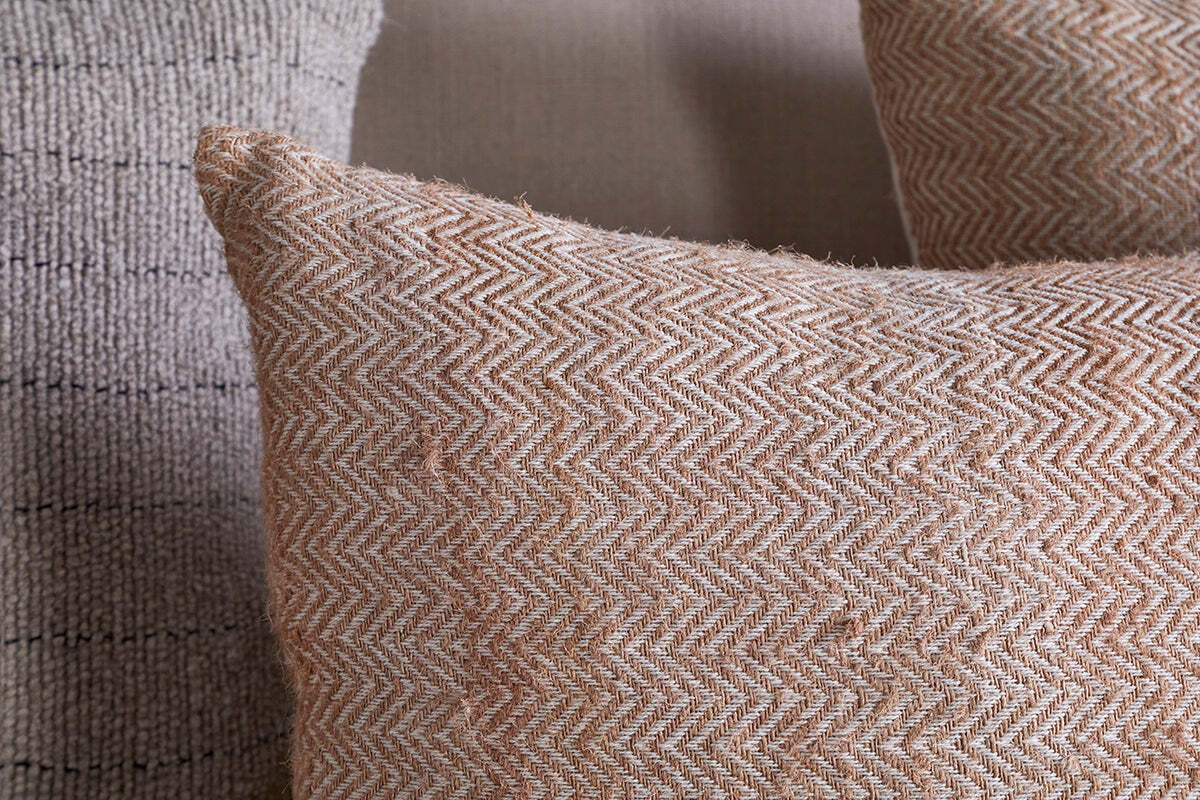 Indie Recycled Cushion Cover - Rust - Image 3