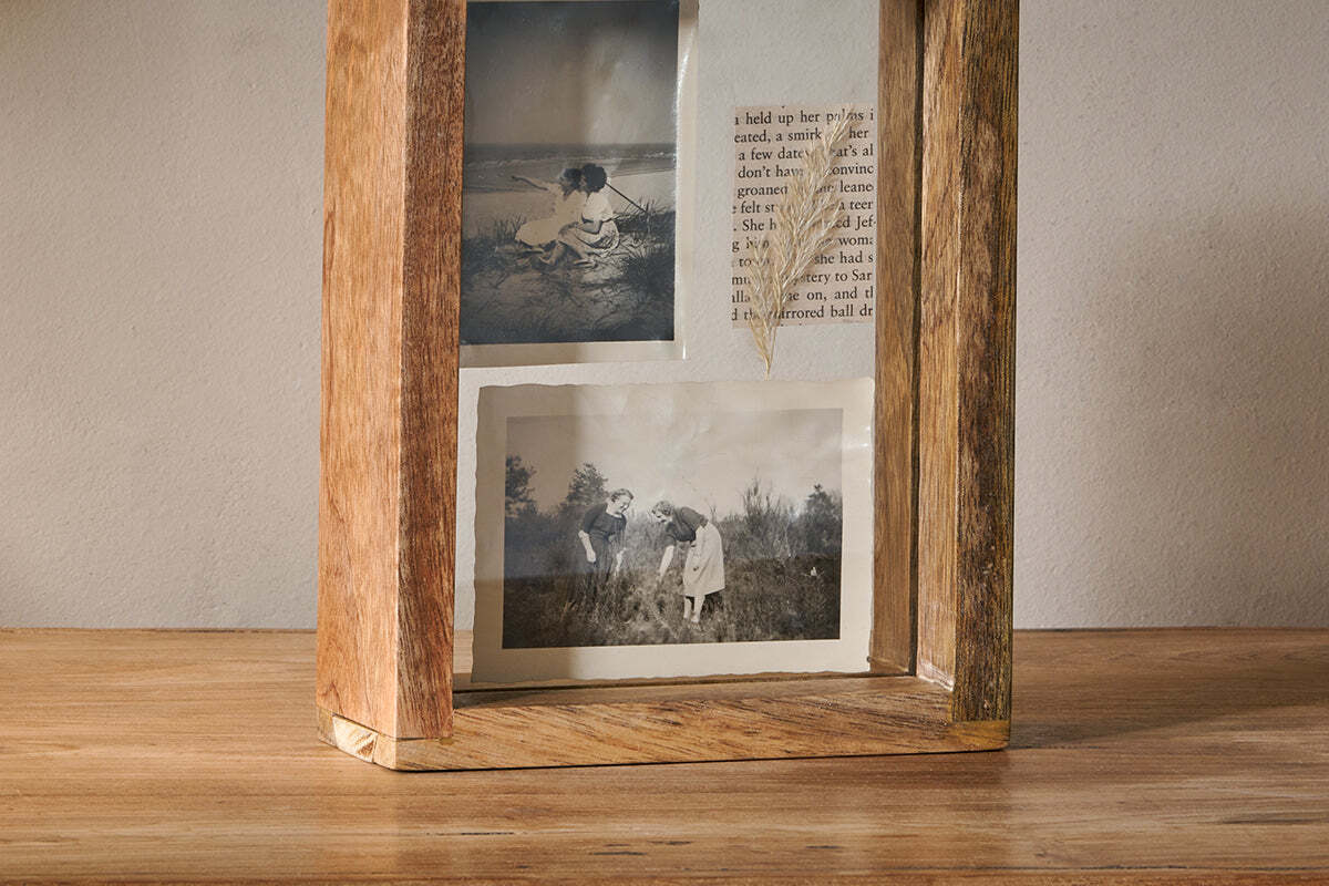 Indu Standing Mango Wood Frame - Natural - Image 3