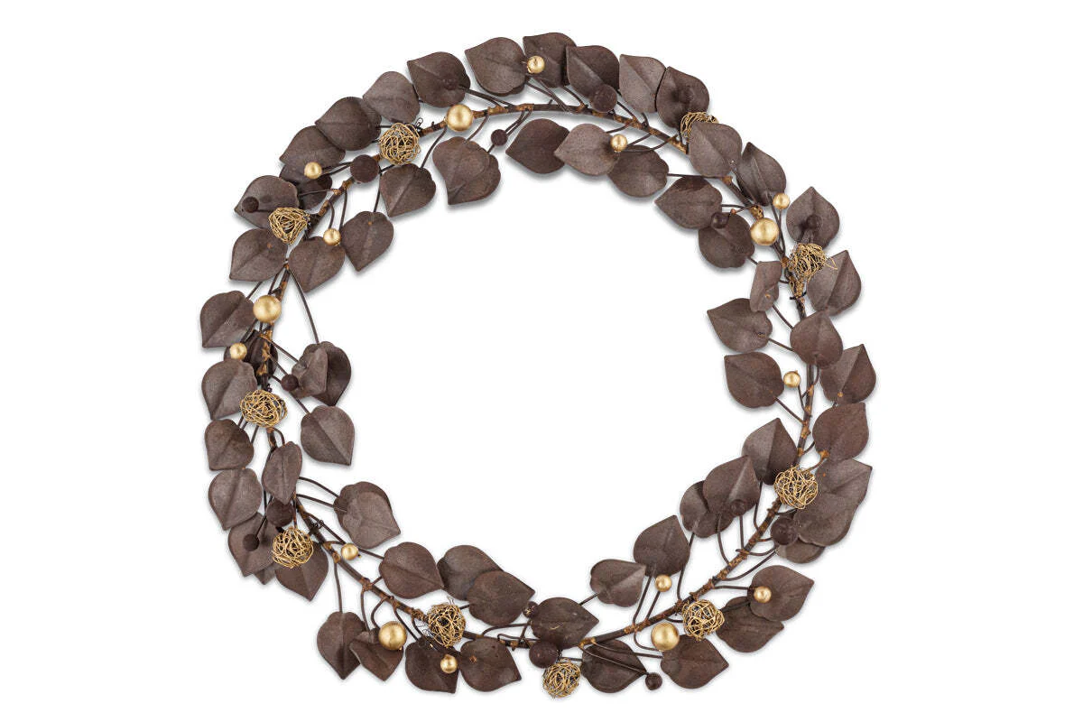 Ishana Wreath - Antique Brass - Image 3