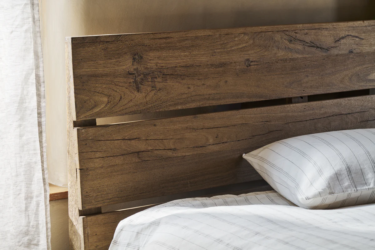 Iya Reclaimed Wood Bed - Natural - Image 3