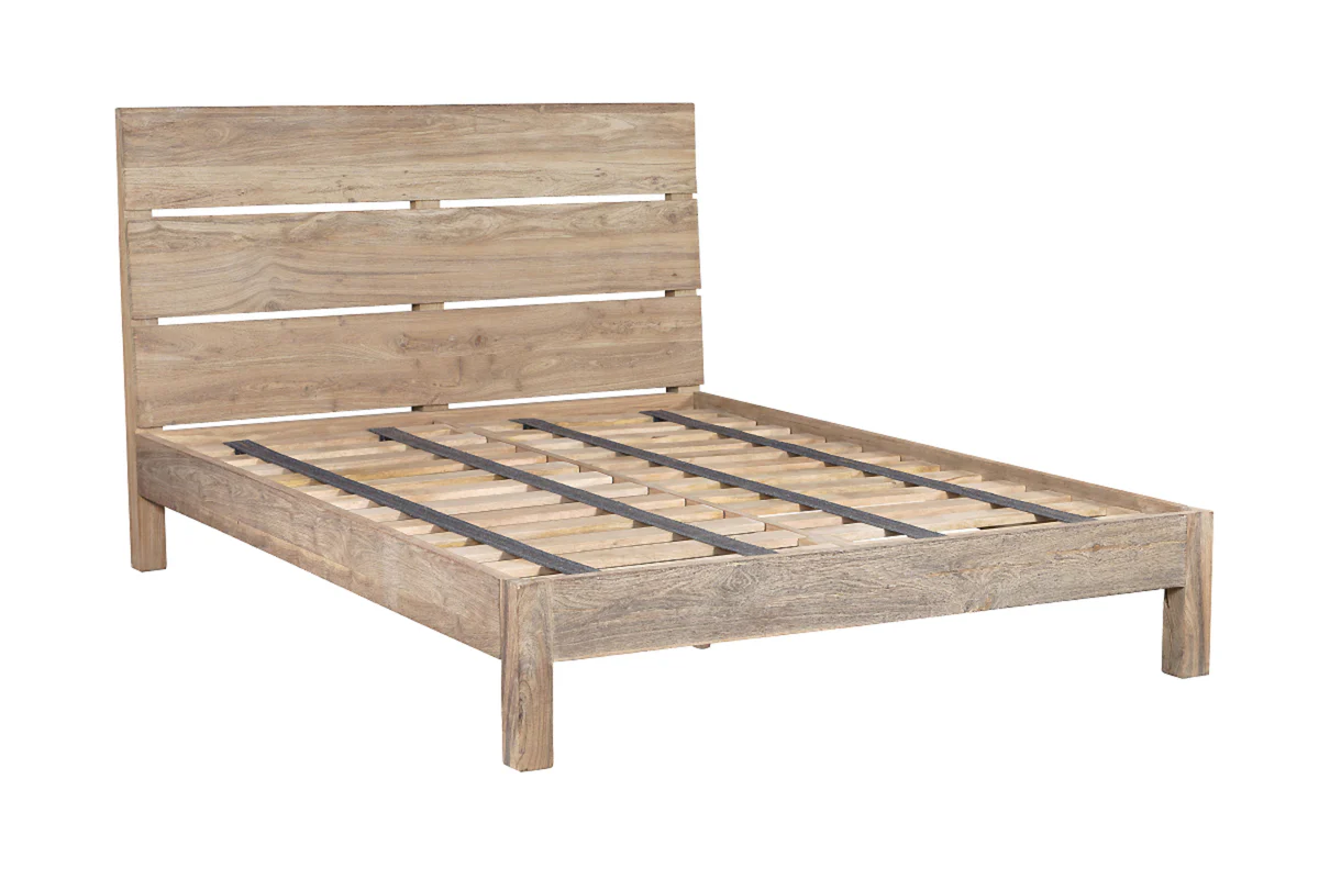 Iya Reclaimed Wood Bed - Natural - Image 4