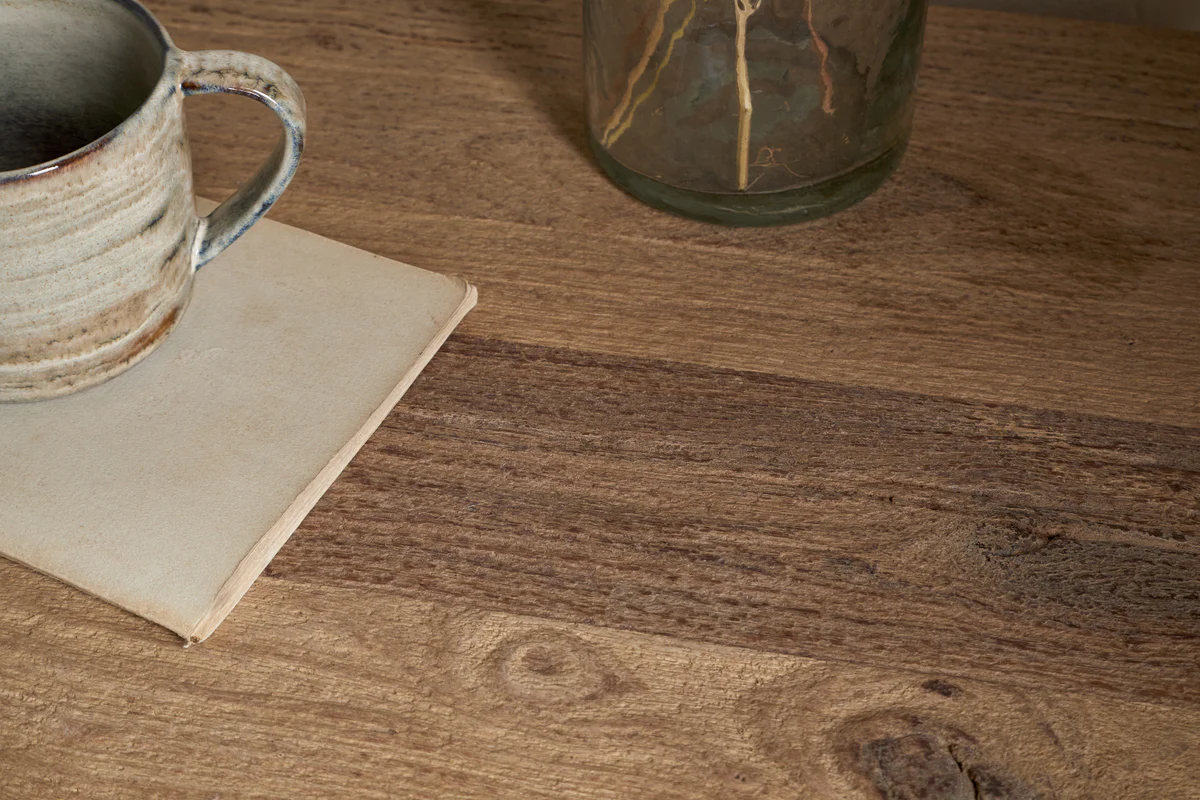 Iya Reclaimed Wood Bedside Table - Natural - Image 6