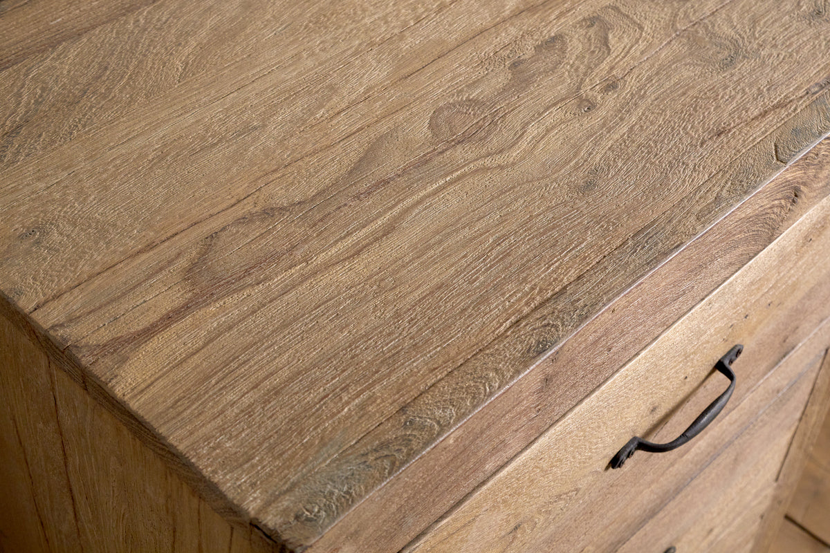 Iya Reclaimed Wood Chest of Drawers - Natural - Small - Image 6