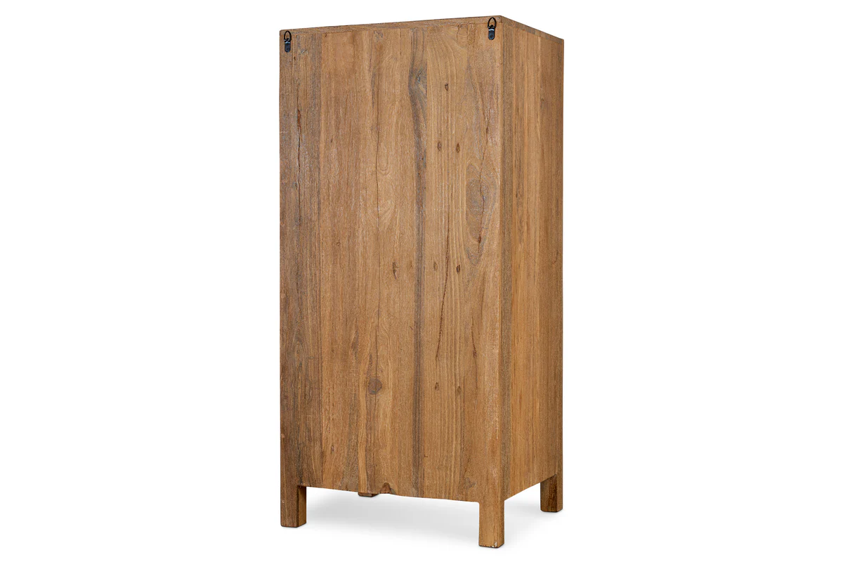 Iya Reclaimed Wood Tall Boy Chest of Drawers - Natural - Image 11