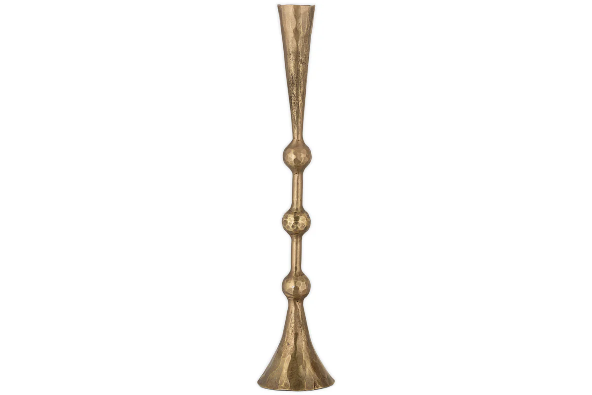 Javanee Candle Holder - Antique Brass - Image 8