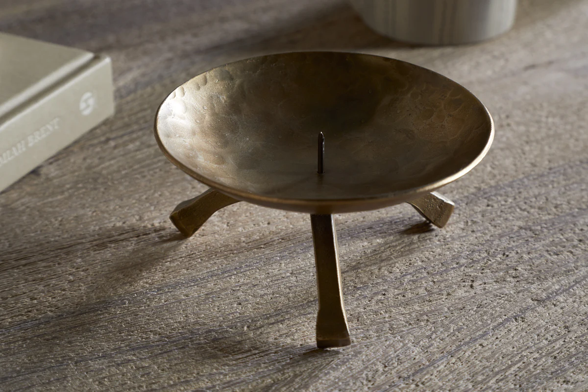 Kalik Candle Holder - Antique Brass - Image 3