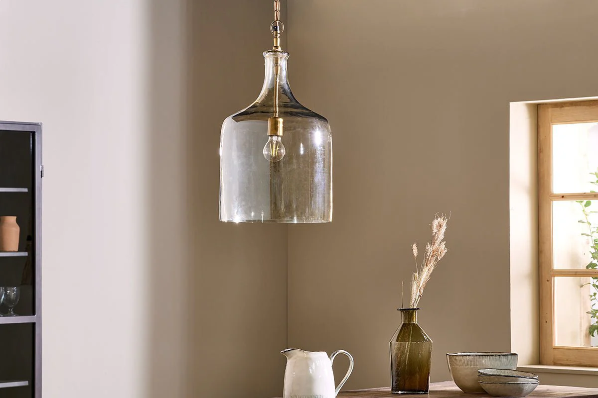 Kalsi Recycled Glass Pendant Light - Lustre - Large - Image 2