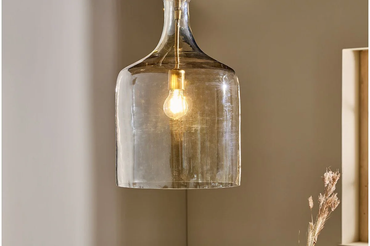Kalsi Recycled Glass Pendant Light - Lustre - Small - Image 2