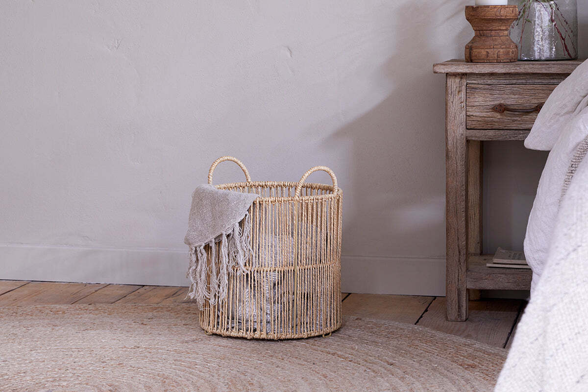 Kanika Jute Basket - Natural - Image 3