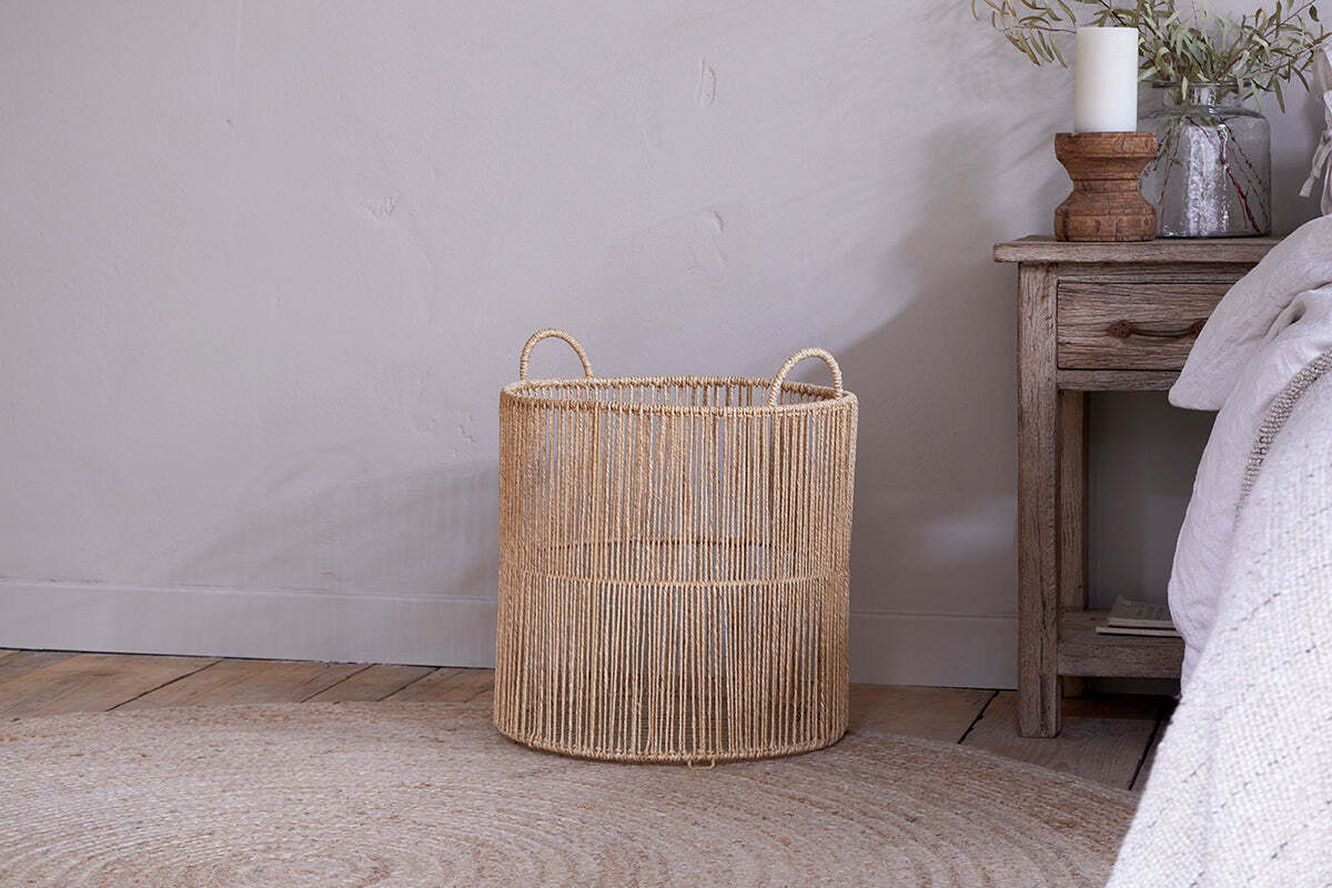 Kanika Jute Basket - Natural - Image 4