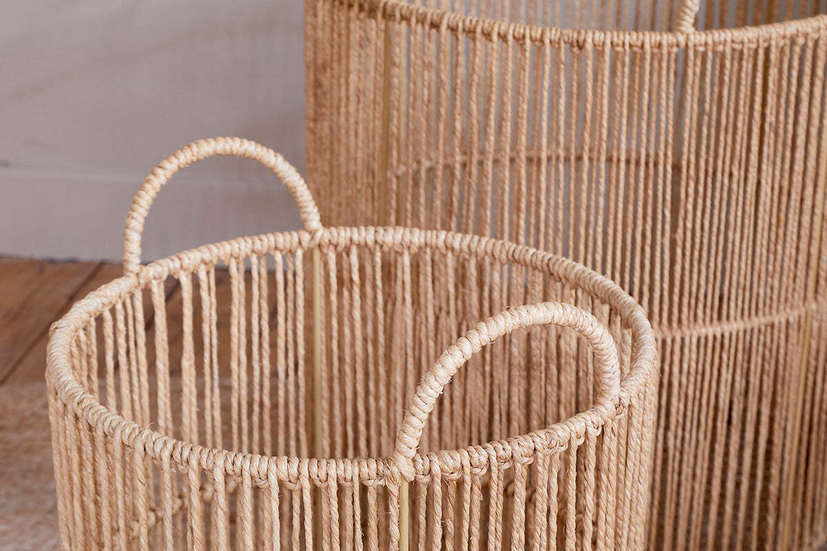 Kanika Jute Basket - Natural - Image 7