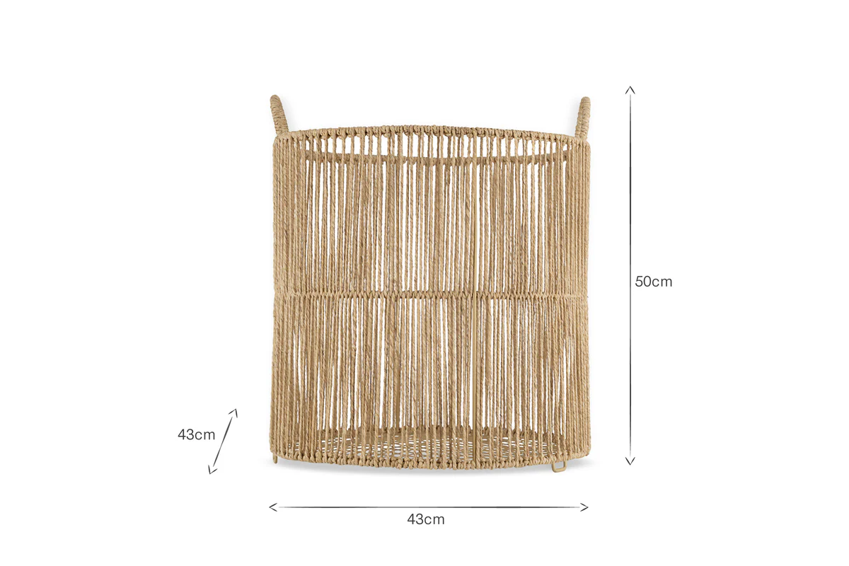 Kanika Jute Basket - Natural - Image 9