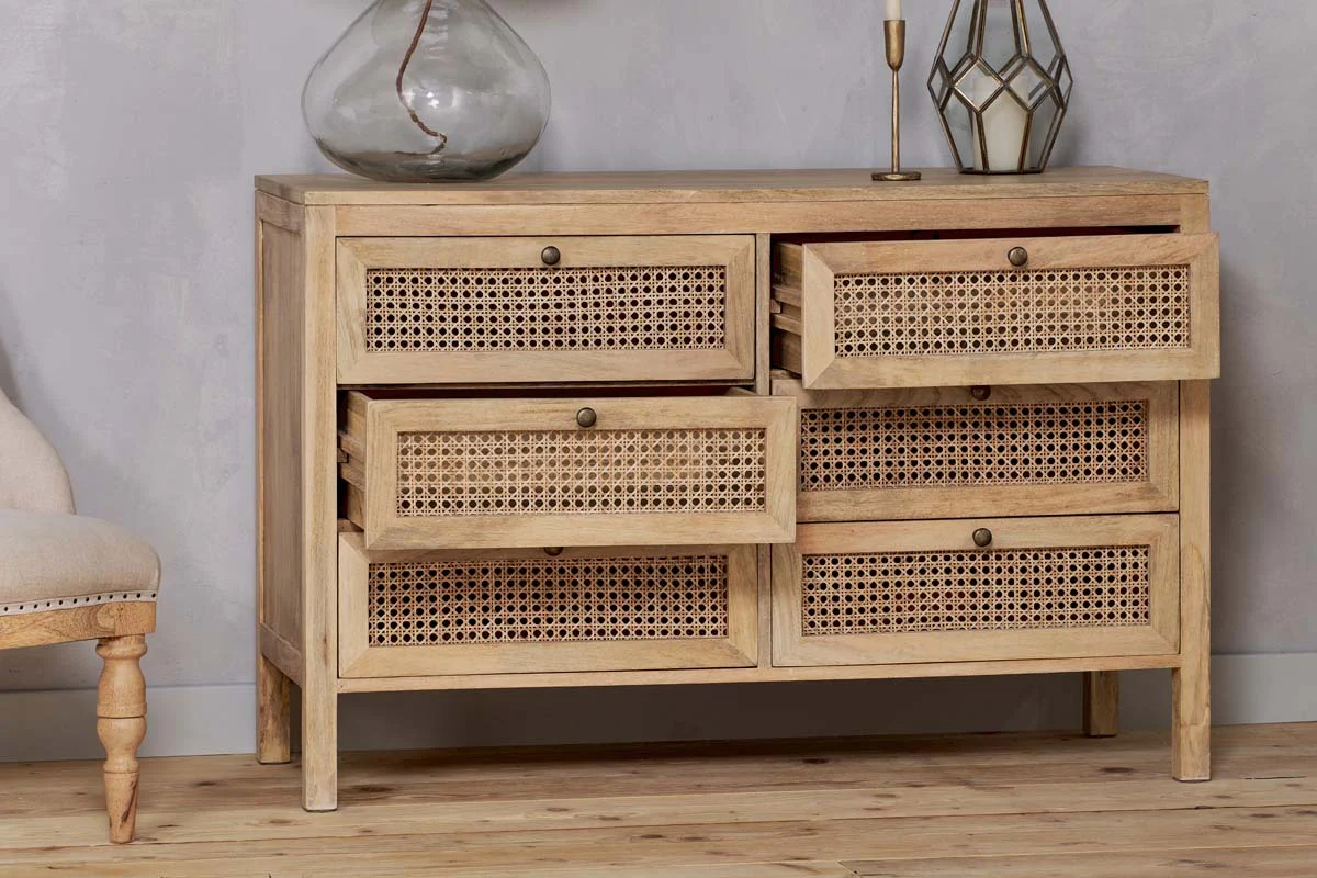 Kanz Mango Wood Chest Of Drawers - Natural - Image 4